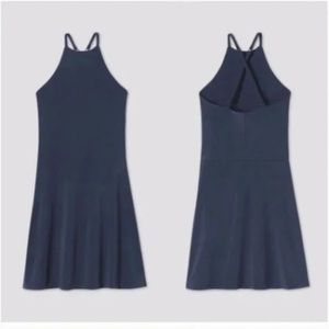 Girlfriend Collective Workout Dress in Midnight Blue